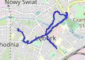 Trasa z dnia 2014-05-23 13:53 - mapa trasy gps - marsz