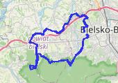 Leśno-polne ścieżki - mapa trasy gps - rower górski
