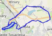 Trasa z dnia 2014-05-24 10:36 - mapa trasy gps - nordic walking