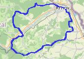 Krnovska Padesátka 2014 - mapa trasy gps - marsz