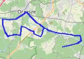 Gostyń - 50,9 km - mapa trasy gps - rower górski