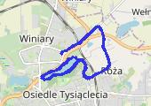 Trasa z dnia 2014-05-25 10:50 - mapa trasy gps - nordic walking