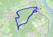 Geocatching - mapa trasy gps - rower górski