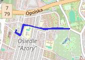 spacer - mapa trasy gps - marsz
