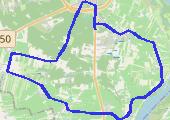 Trening - 23km - mapa trasy gps - rower górski