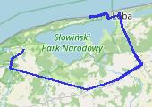 Smołdziński Las - Łeba - Smołdziński Las 2012-08-20 - mapa trasy gps - inna