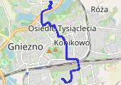 Trasa z dnia 2014-05-30 13:46 - mapa trasy gps - rower górski