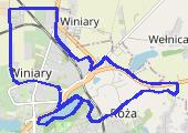 Trasa z dnia 2014-05-31 09:24 - mapa trasy gps - nordic walking