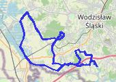 Sobotni wypad.. - mapa trasy gps - rower górski