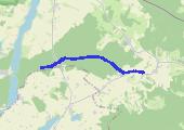 Iwiec - 9,4 km - mapa trasy gps - rower górski