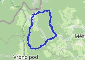Heřmanovice - Ostrý - Komora - Solná Hora - Heřmanovice - mapa trasy gps - marsz