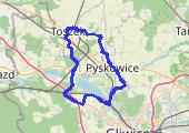 Rzeczyce - 51.7 km - mapa trasy gps - rower górski