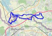 Wzdłuż Olzy.. - mapa trasy gps - rower górski