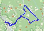 Trasa z dnia 2014-06-07 13:12 - mapa trasy gps - rower górski