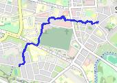 Trasa z dnia 2014-03-03 17:27 - mapa trasy gps - spacer