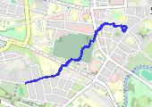 Trasa z dnia 2014-03-03 08:46 - mapa trasy gps - spacer