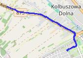 Trasa z dnia 2014-06-08 20:01 - mapa trasy gps - bieganie