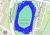 Trasa z dnia 2014-06-09 20:09 - mapa trasy gps - bieganie