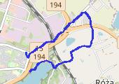 Trasa z dnia 2014-06-10 20:13 - mapa trasy gps - bieganie