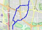 Trasa z dnia 2014-06-10 20:23 - mapa trasy gps - marsz