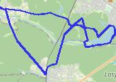Gostyń - 26,8 km - mapa trasy gps - rower górski