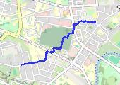Trasa z dnia 2014-06-11 07:49 - mapa trasy gps - rower górski