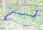 Trasa z dnia 2014-04-21 13:56 - mapa trasy gps - samochód