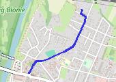 Trasa z dnia 2014-04-13 13:17 - mapa trasy gps - samochód