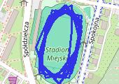 Trasa z dnia 2014-06-13 19:34 - mapa trasy gps - bieganie
