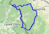 Rychlebska 40 - mapa trasy gps - marsz