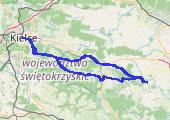 Trasa z dnia 2014-06-Ujazd - mapa trasy gps - rower trekkingowy