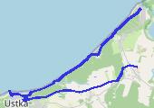 Rowy - Ustka - Objazda 2012-08-30 10:36:50 - mapa trasy gps - rower trekkingowy