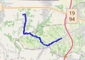 Trasa z dnia 2014-06-19 21:01 - mapa trasy gps - rower miejski