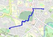 Trasa z dnia 2014-06-20 07:57 - mapa trasy gps - rower górski