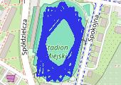Trasa z dnia 2014-06-20 19:49 - mapa trasy gps - bieganie