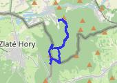 Wieczorem na Biskupią Kopę - mapa trasy gps - marsz