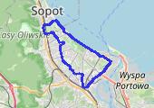 Trasa z dnia 2014-06-22 08:04 - mapa trasy gps - rower miejski