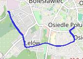 Trasa z dnia 2014-06-22 08:56 - mapa trasy gps - rower trekkingowy