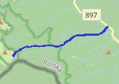Ustrzyki Górne - Rawki - mapa trasy gps - marsz