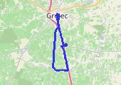 Trasa z dnia 2014-06-25 11:13 - mapa trasy gps - rower trekkingowy