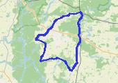 Iwiec - 51.4 km  - mapa trasy gps - rower górski