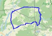 Iwiec - 29.1 km - mapa trasy gps - rower górski