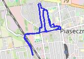 Trasa z dnia 2012-09-03 19:05 - mapa trasy gps - rower górski