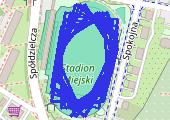 Trasa z dnia 2014-06-27 19:58 - mapa trasy gps - bieganie