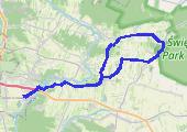 Trasa z dnia 2014-06-27 17:26 - mapa trasy gps - rower trekkingowy