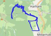 rozpoznanie... - mapa trasy gps - rower górski