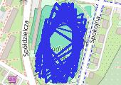 Trasa z dnia 2014-06-30 20:05 - mapa trasy gps - bieganie