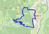 1600.. - mapa trasy gps - rower górski