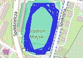 Trasa z dnia 2014-07-03 19:37 - mapa trasy gps - bieganie