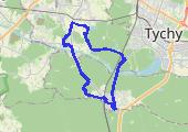 Gostyń - 25.1 km - mapa trasy gps - rower górski